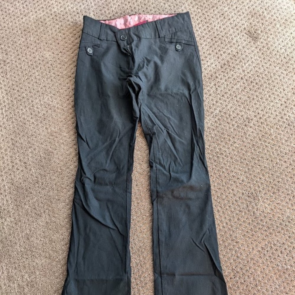 Silhouette nyc, Black, Size 3, Flare, Office Pants